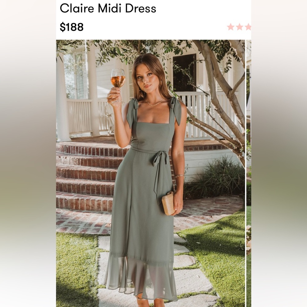 Show Me Your MuMu Claire midi dress